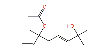 (E)-2,6-Dimethyl-3,7-octadien-2,6-diol 6-acetate